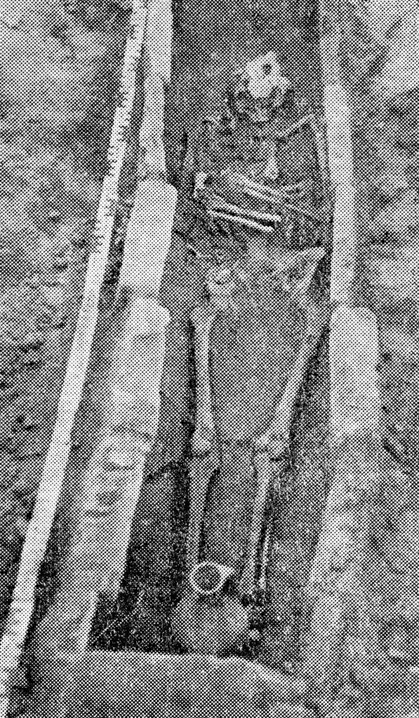 Skelet arheološkog nalazišta